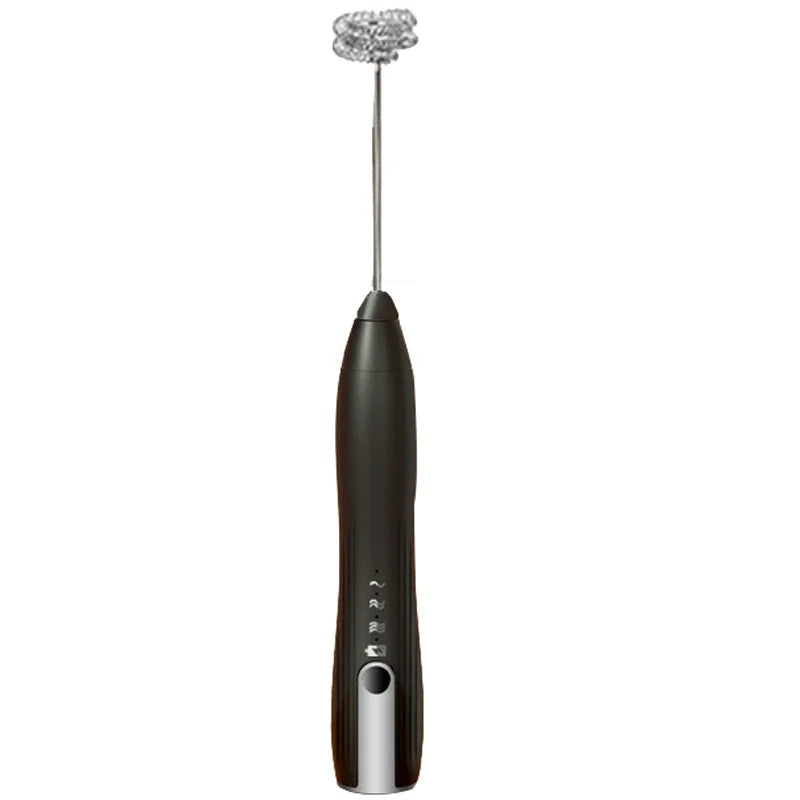 Electric Milk Frother β USB Rechargeable 3-Speed Foam Maker & Handheld Egg Beater