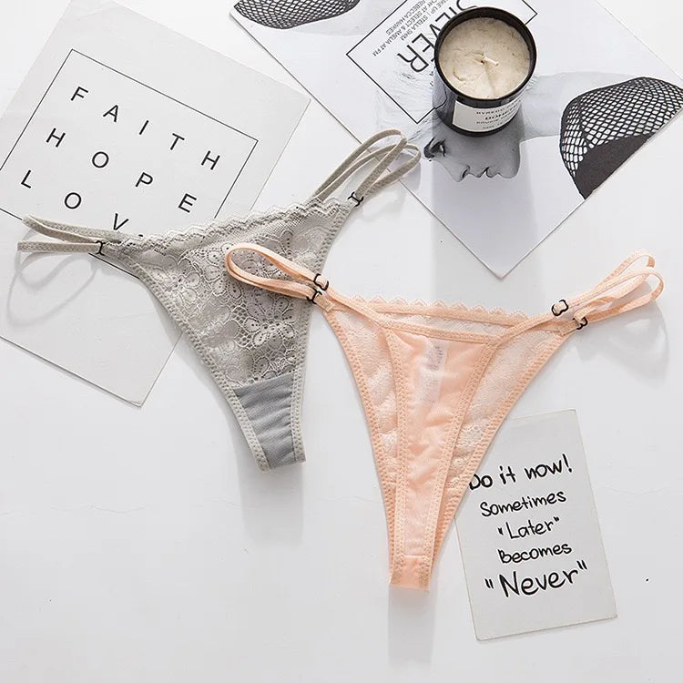 StrapLure – Cut-Out Lace T-Thong