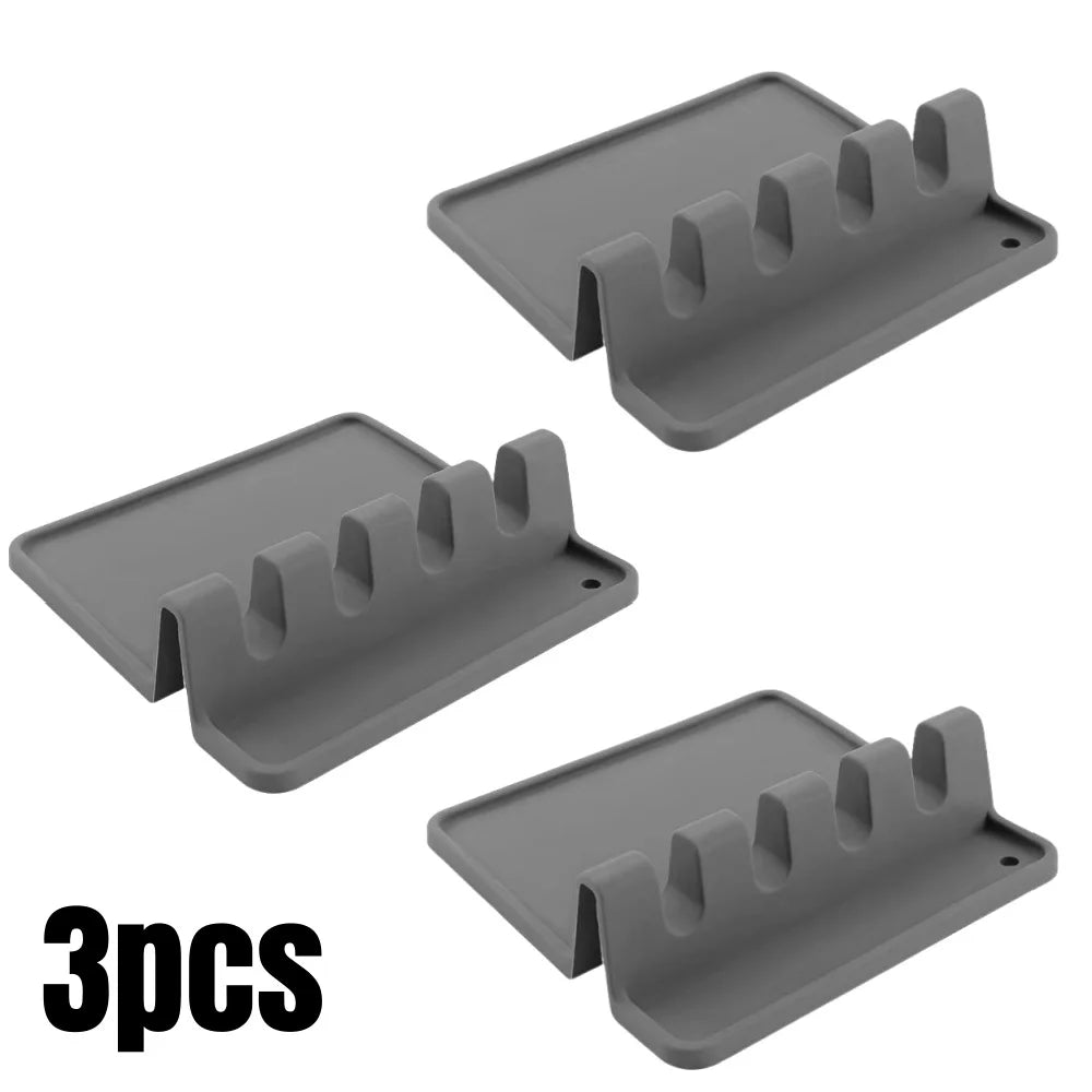 Utensil Rest β Non-Slip Silicone Drying Rack for Kitchen Tools