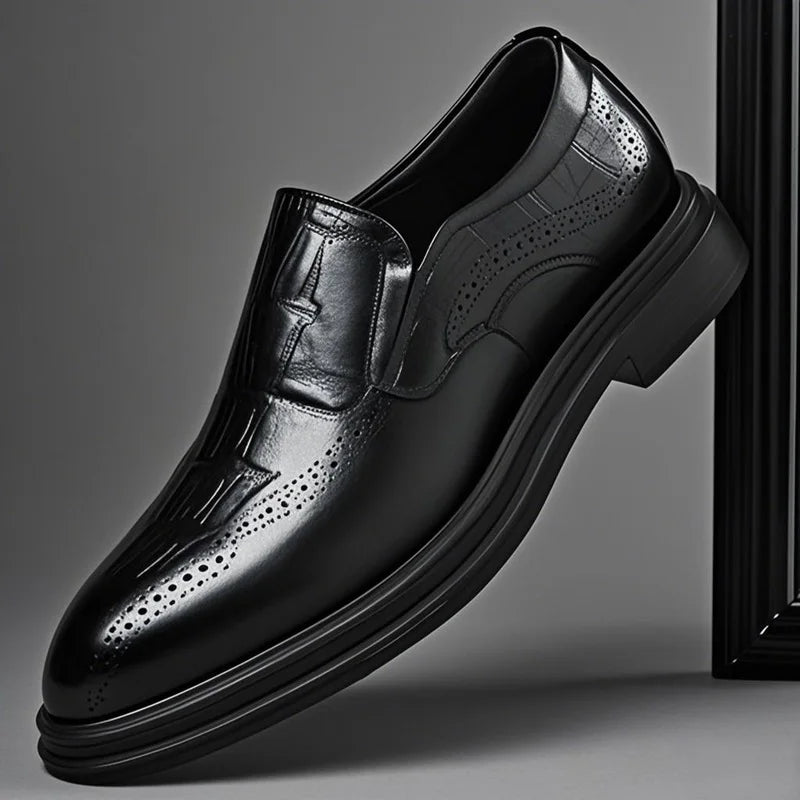 GentleStride – Men’s Casual Business Leather Oxfords