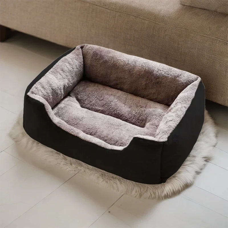 Cat & Small Dog Bed β Soft Cushion Basket House for Pets
