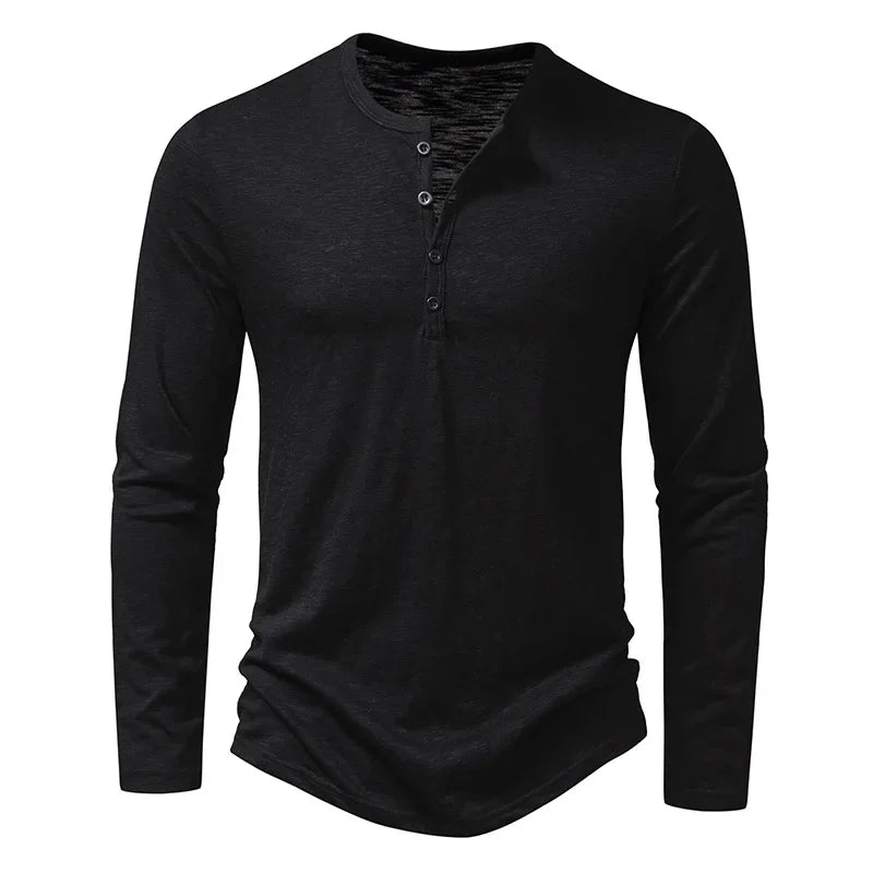 FallForm – Long Sleeve Henley Tee