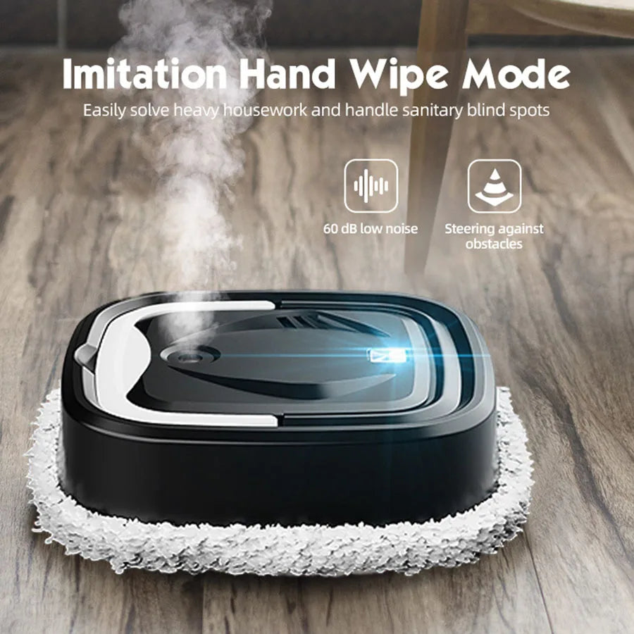 Smart Robot Vacuum & Mop Combo β USB Charging, Self-Charging, Pet Hair Cleaner