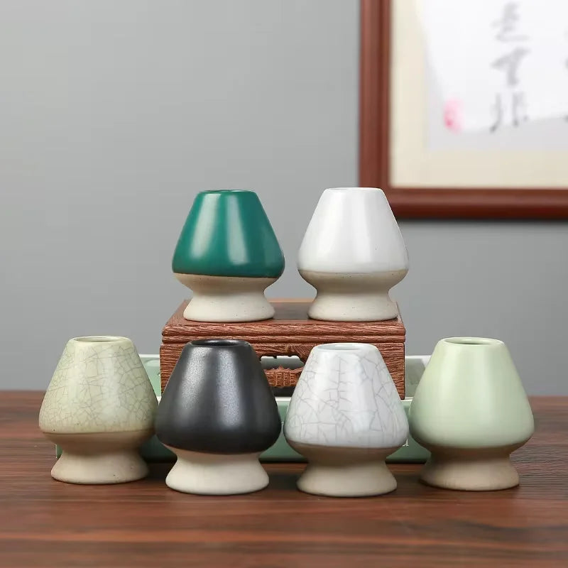 Matcha Holder β Ceramic Stand for Bamboo Whisk & Tea Tools
