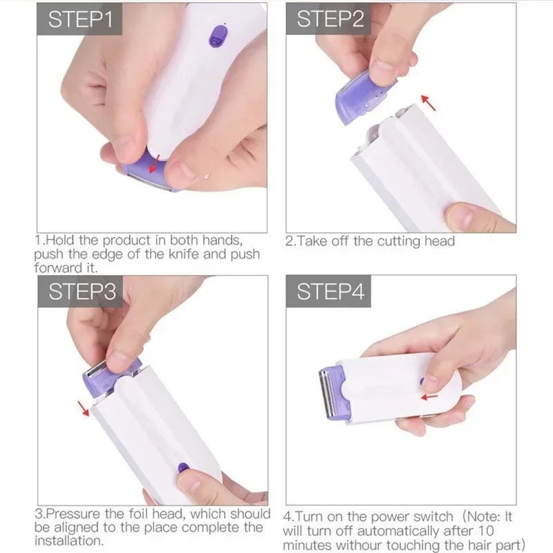 SilkEase Mini β Rechargeable Painless Facial & Body Epilator