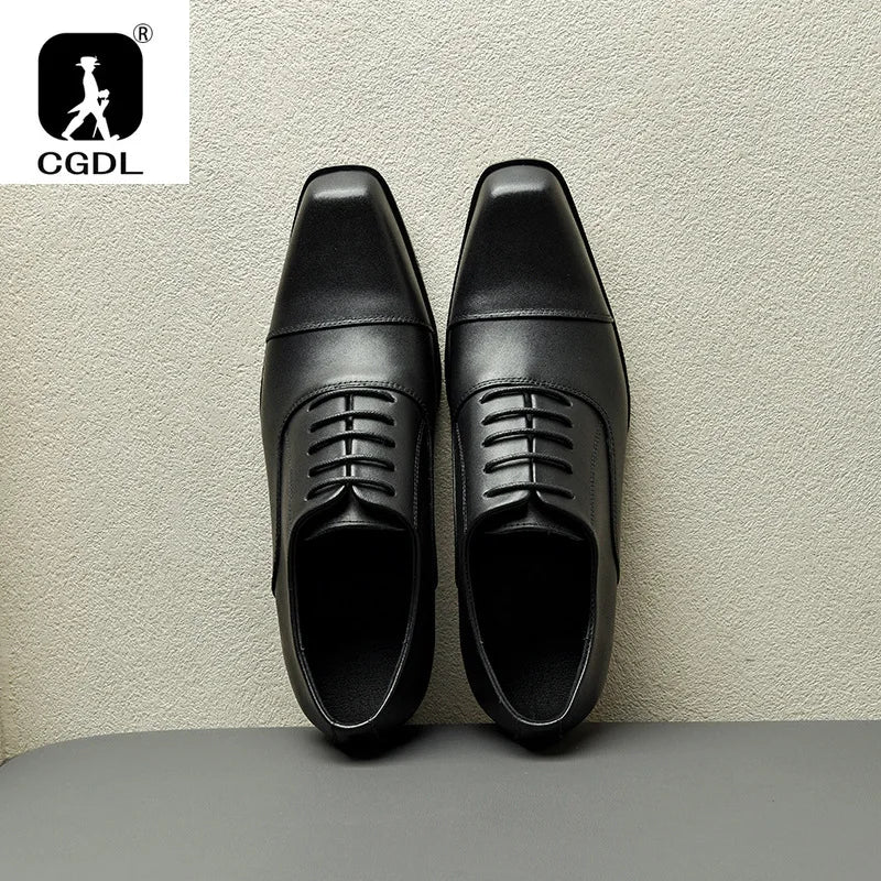 FormoLift – Men’s Square Toe Elevated Dress Shoes