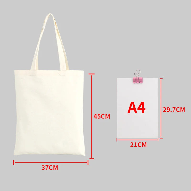 Canvas Tote β Large Eco-Friendly Shopping Bag for DIY Design