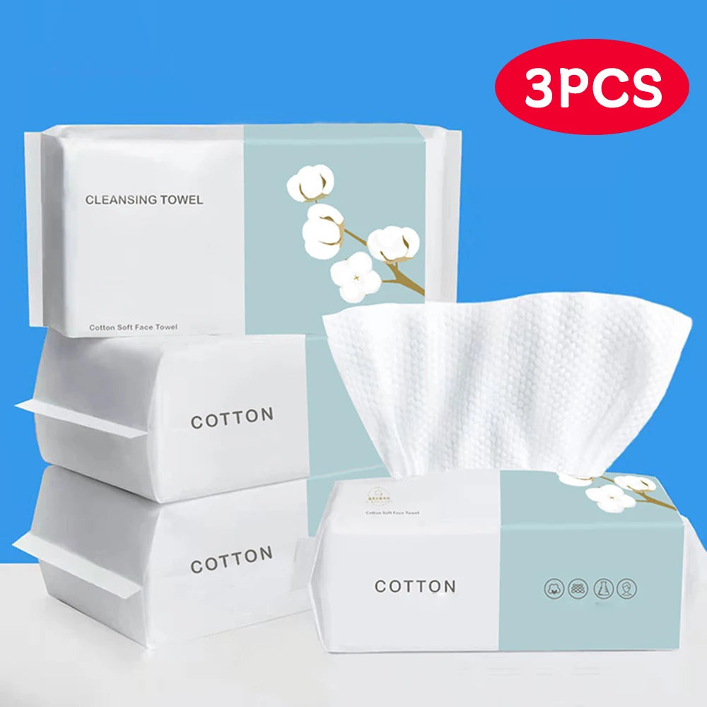 Face Towel β Thick Disposable Cotton for Cleansing & Travel