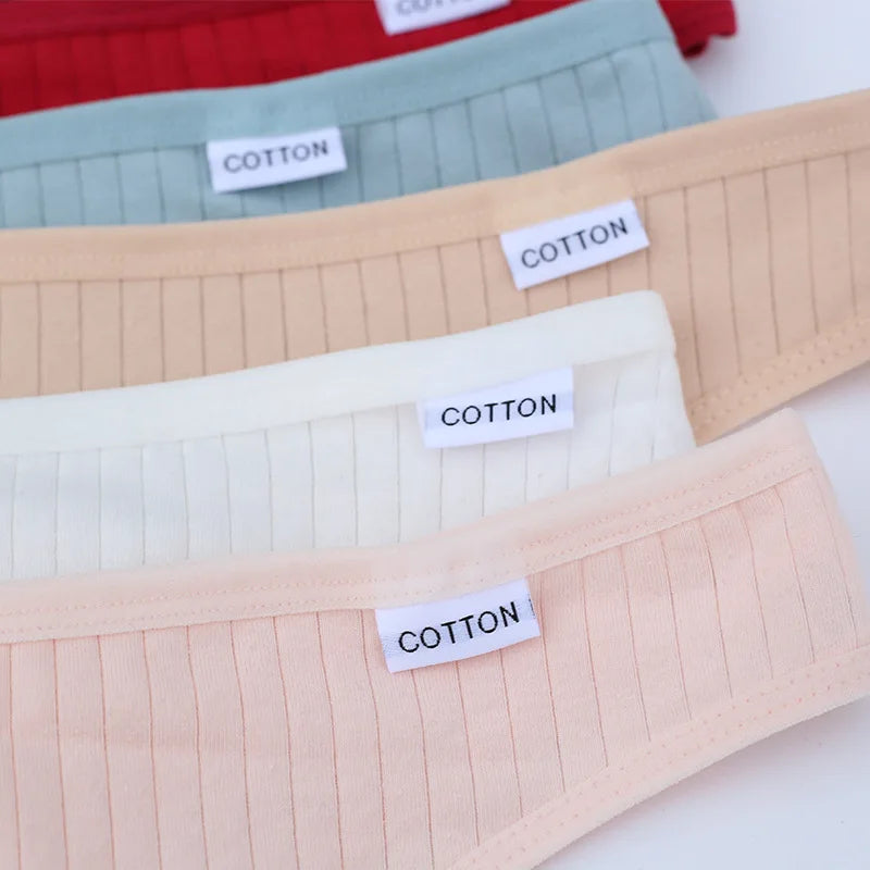 6-Pack Cotton Low-Waist Thongs β Invisible & Sexy Everyday Panties