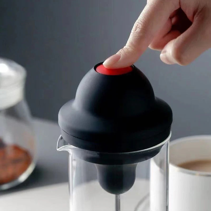 Electric Milk Frother Cup β Portable Battery-Operated Foamer & Coffee Foam Maker