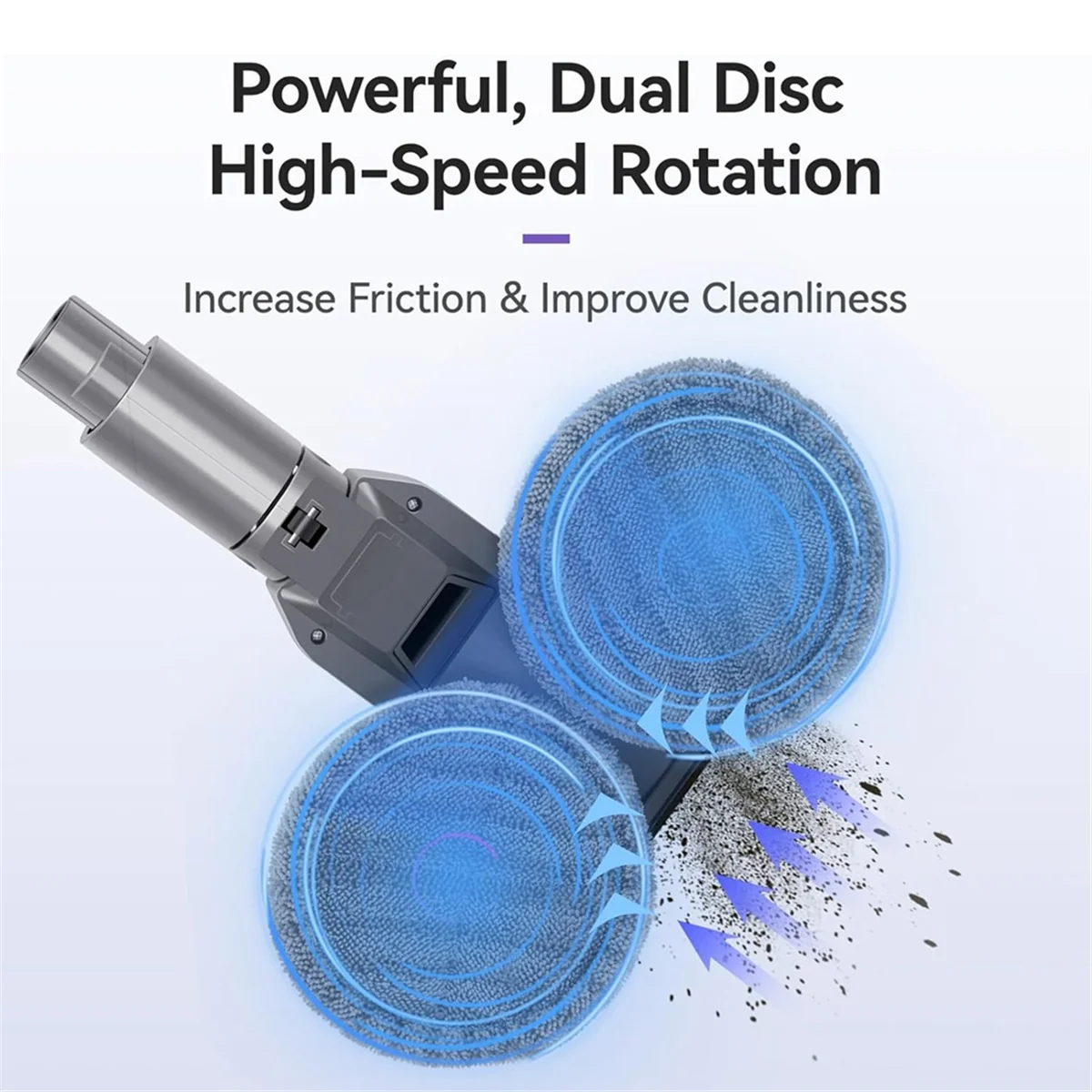 Wet & Dry Mop Head for Dyson V7βV15 β High-Efficiency Cleaning Head with Water Tank