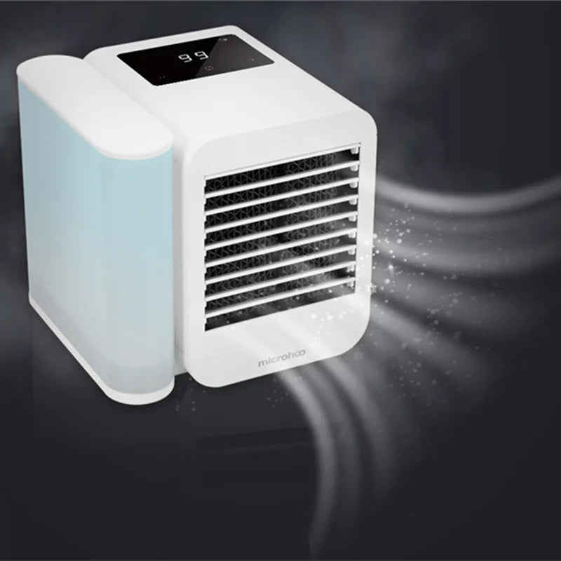 Microhoo Mini Air Conditioner β 1000ML Portable Cooler, Humidifier & Aromatherapy Diffuser
