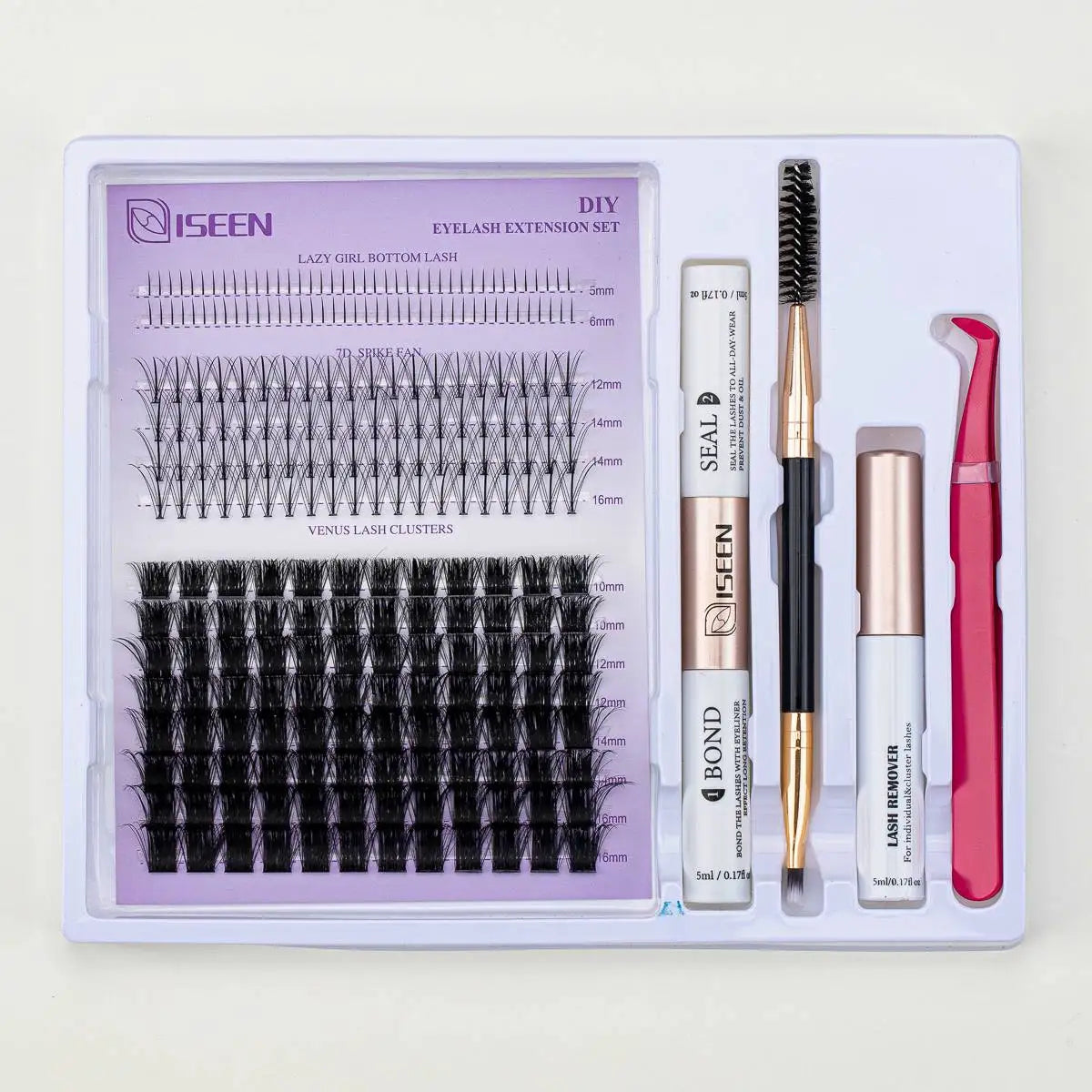 DIY Lash Extension Mix Styles Kit β Clusters with Bond, Seal & Tools