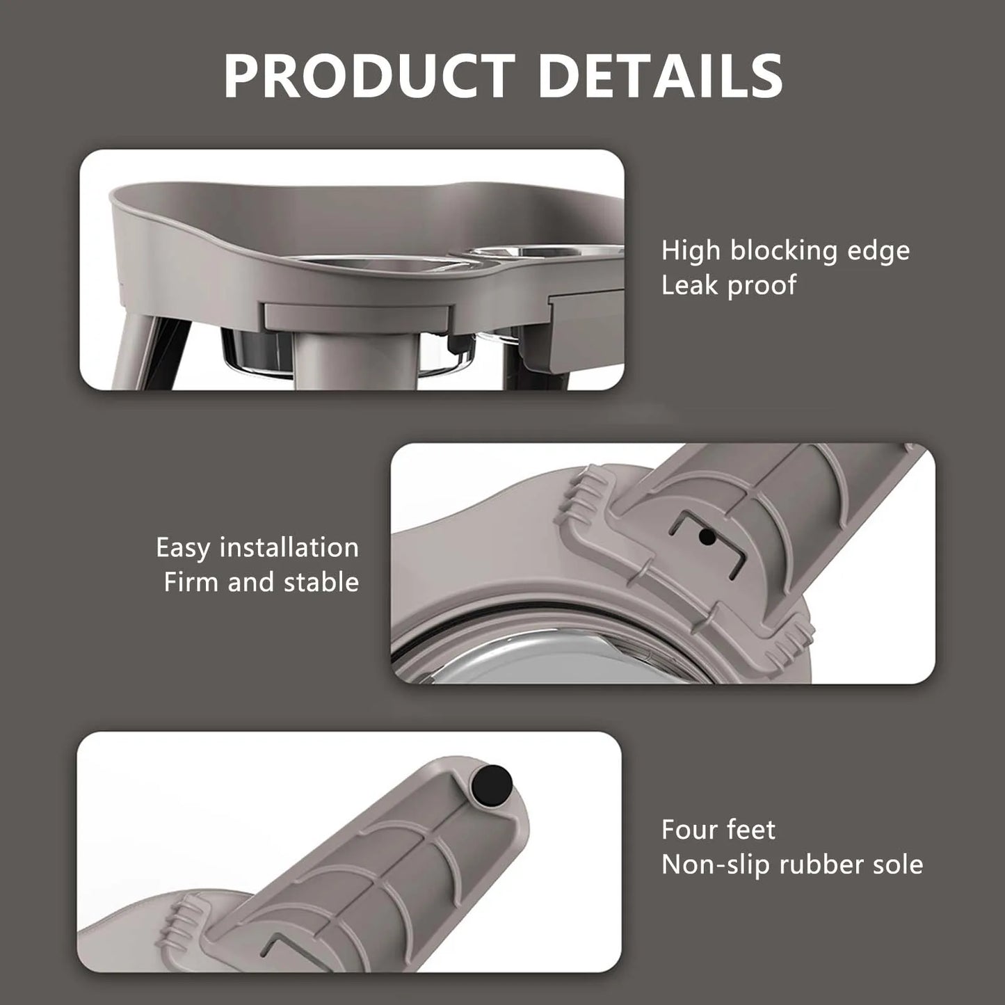 Elevated Dog Feeder with Non-Slip Stand β Raised Bowl for Better Posture & Comfort