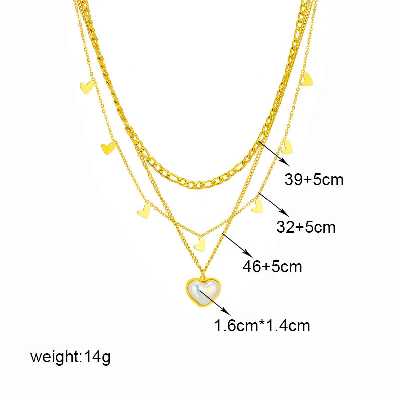 DIEYURO 316L Stainless Steel Butterfly & Moon Pendant Necklace β Blue Eyes Multilayer Choker