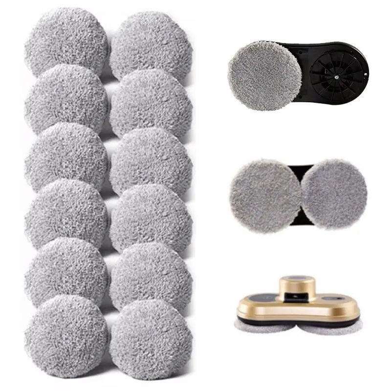12pcs Replacement Pads β Absorbent Cleaning Rags for Hobot Window Cleaning Robots (Models 188/168/198/388)