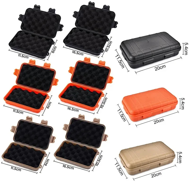 Waterproof Outdoor Survival Storage Box β S/L/XXL Sealed Travel Container