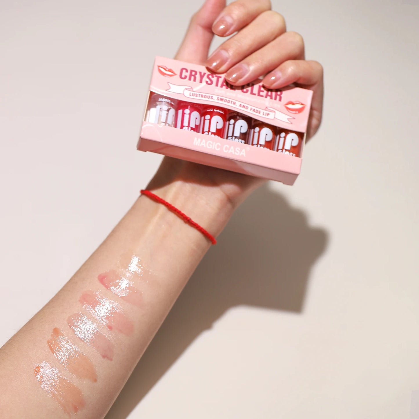 MAGIC CASA 6pcs Hydrating Jelly Lip Oil Set – Long-Lasting Moisture