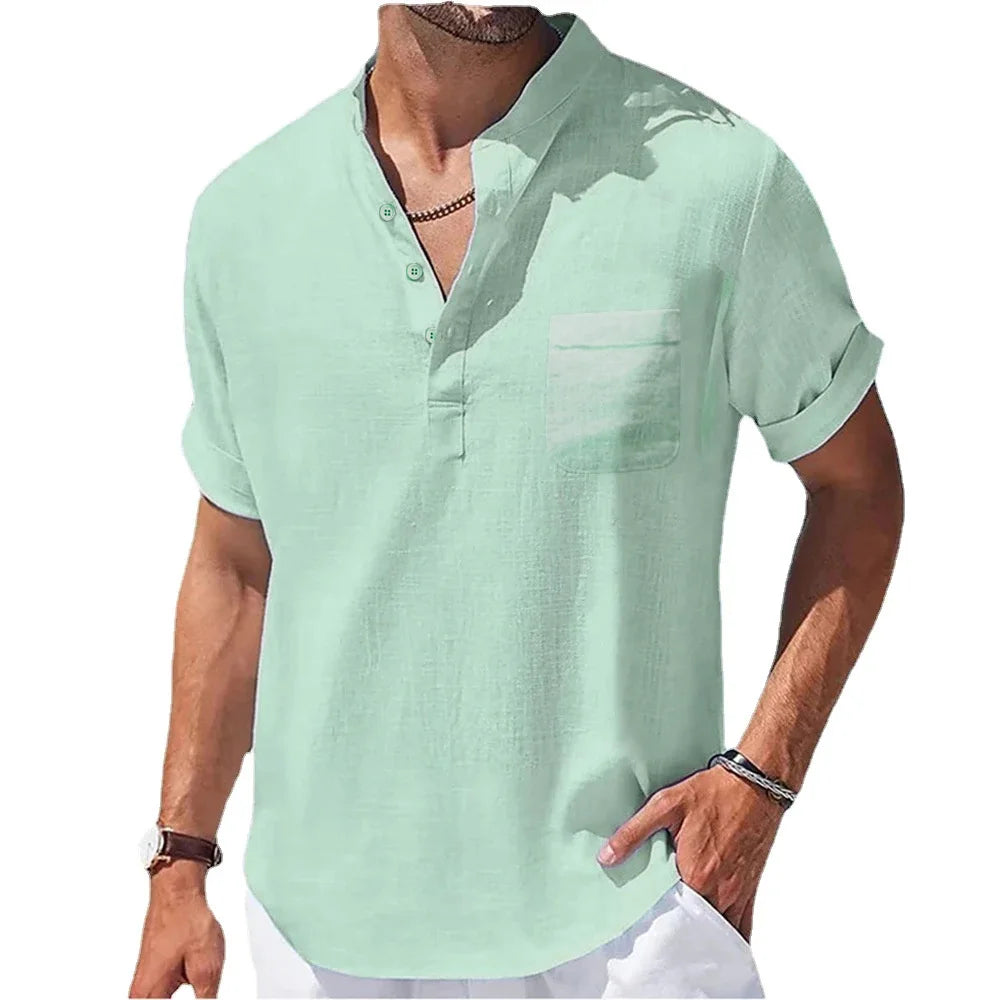 BreezeHenley – Cotton-Linen Summer Tee