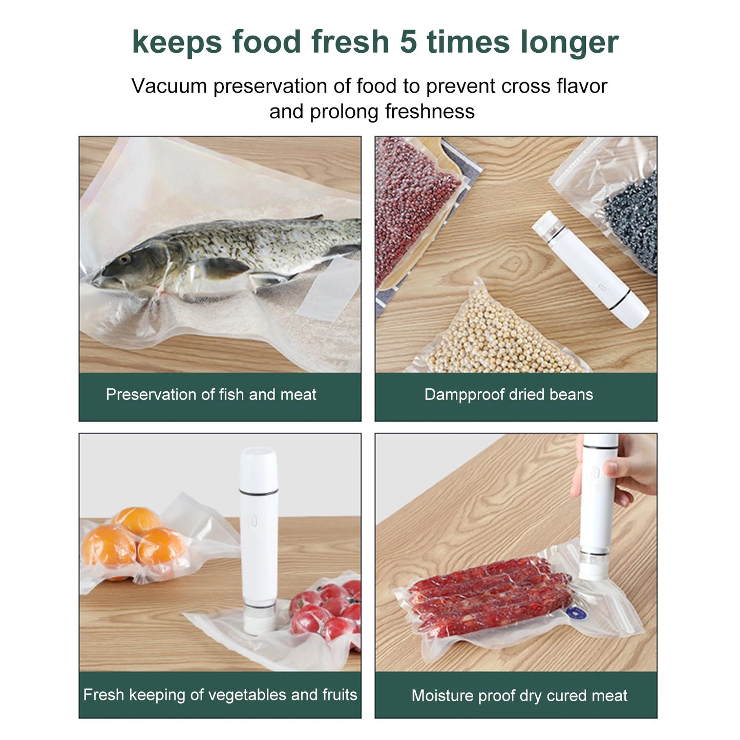 Vacuum Sealer β Handheld Automatic Sealing Wand