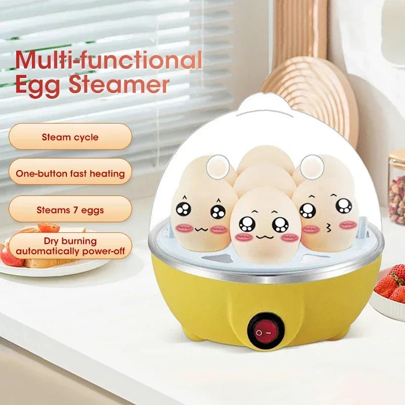 Multifunctional Egg Steamer β Single-Layer Electric Egg Cooker for Home & Kitchen