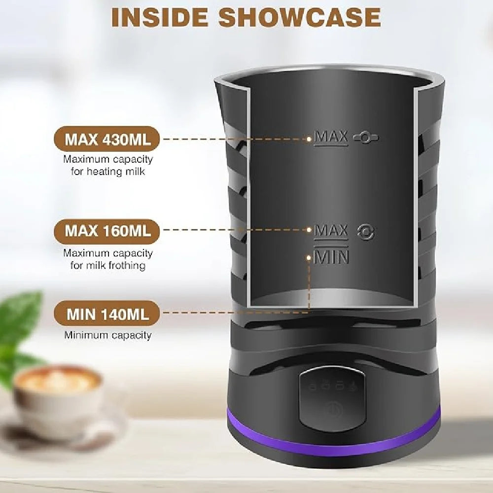 Milk Frother β 4-in-1 Hot & Cold Electric Foamer (600ml)