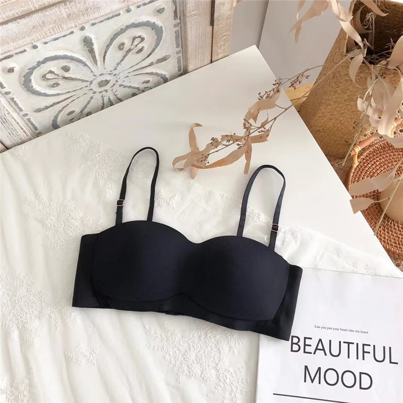YUQI Ultra-Thin Wireless Push-Up Bralette – Summer Comfort