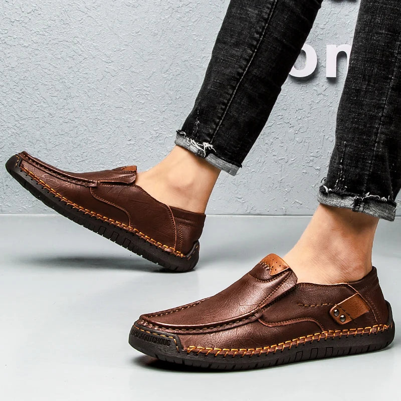 EasyStep – Handmade Men’s Casual Leather Loafers