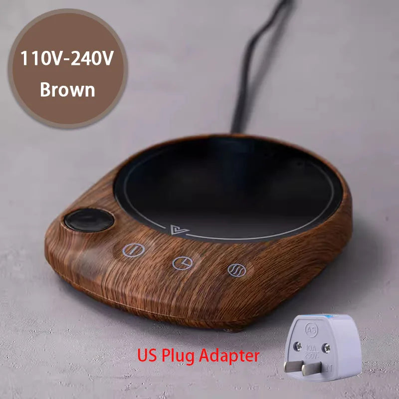 Smart Electric Mug Warmer β 200W Beverage Heating Plate with 5 Temps & Auto Shut-Off