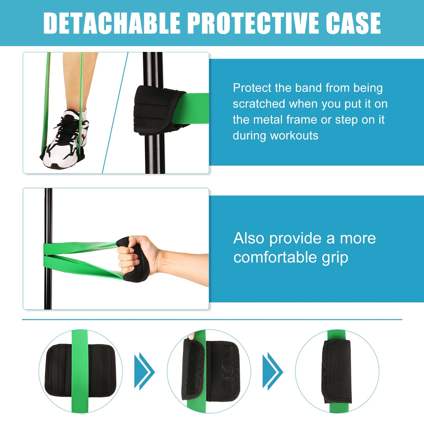 5Pcs 208cm Heavy-Duty Resistance Bands Set β Full-Body Latex Workout Kit