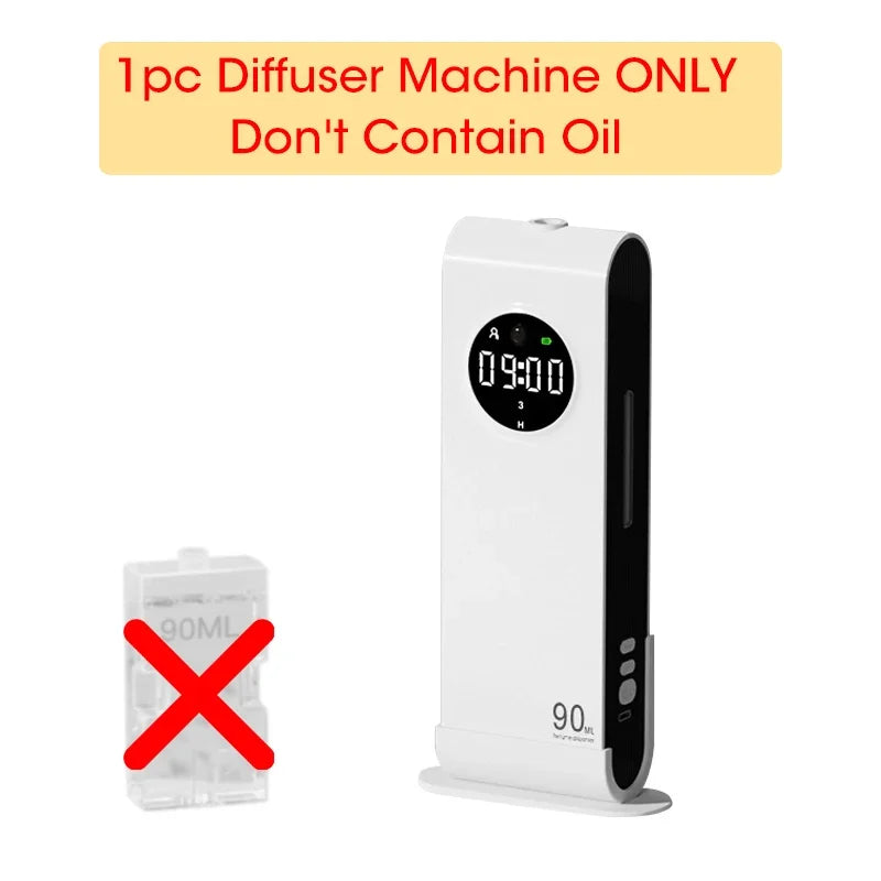 Wireless Wall-Mounted Aroma Diffuser β Automatic Fragrance Sprayer with Night Light & Air Purifier