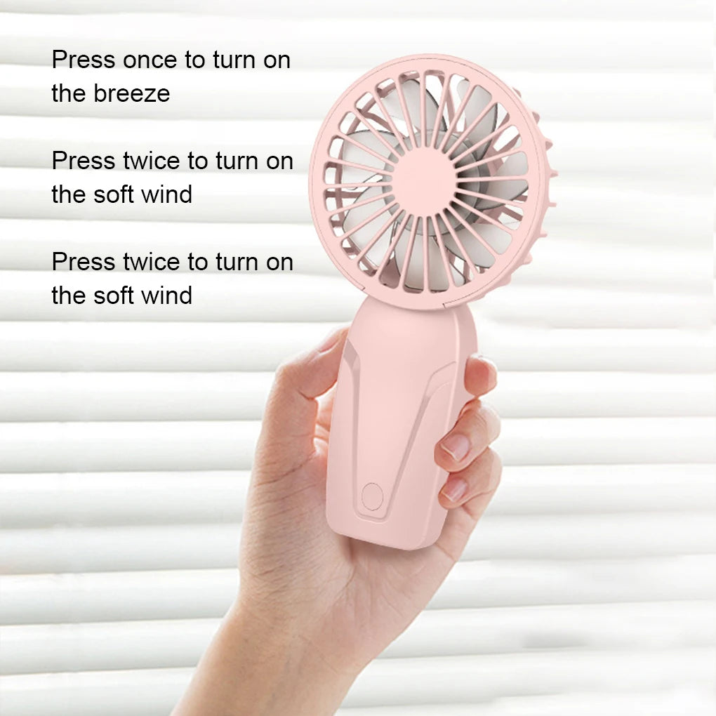 BreezeBuddy β Mini USB Rechargeable Handheld Fan