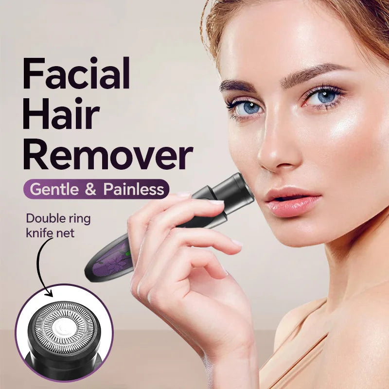 4-in-1 Rechargeable Electric Shaver for Women β Cordless Razor for Face, Arms & Legs