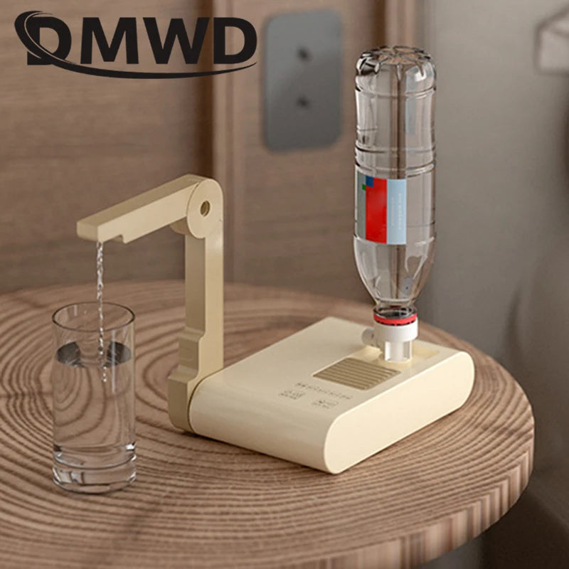 Portable Instant Hot Water Dispenser β Folding Travel Electric Kettle & Bottle Pump (EU Plug)