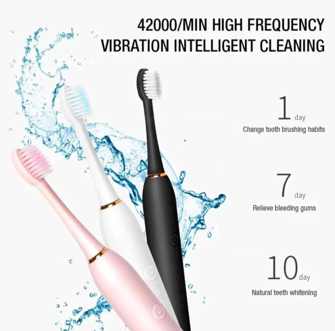 SonicPure β USB Rechargeable Electric Toothbrush with 6 Modes