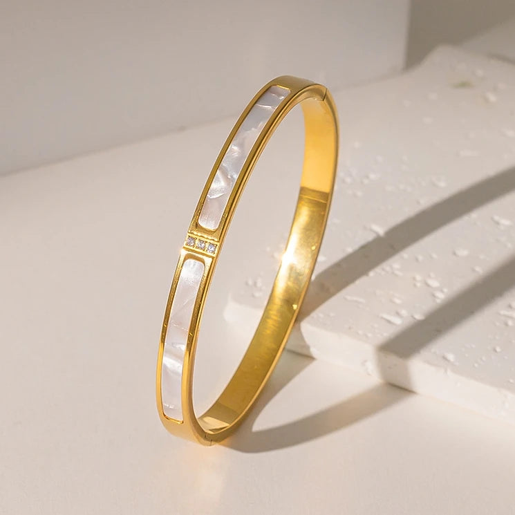 CloverNail β Lucky Gold Stainless Steel Bracelet Set