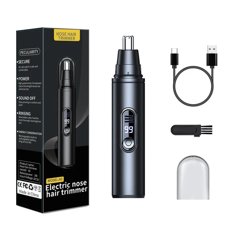 Mini Waterproof Nose & Ear Hair Trimmer β Portable, Painless Clipper for Men & Women