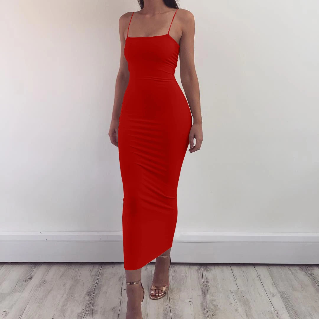 JZ461 Summer Long Sling Dress β Sexy Club Suspender