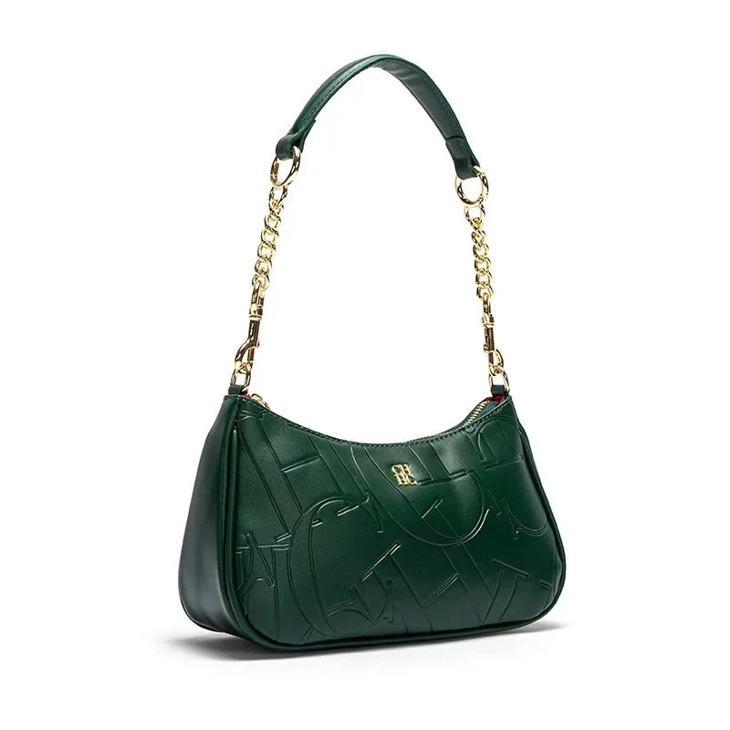 CH Luxe Retro β Classic Printed Armpit Handbag