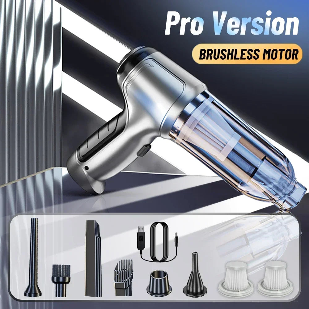 SZUK 638000Pa Car Vacuum Cleaner β Wireless Powerful Suction & Blower for Car & Home