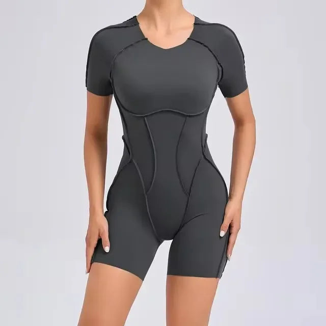 One-Piece Sexy Yoga Jumpsuit β Seamless Athletic Wear for Women