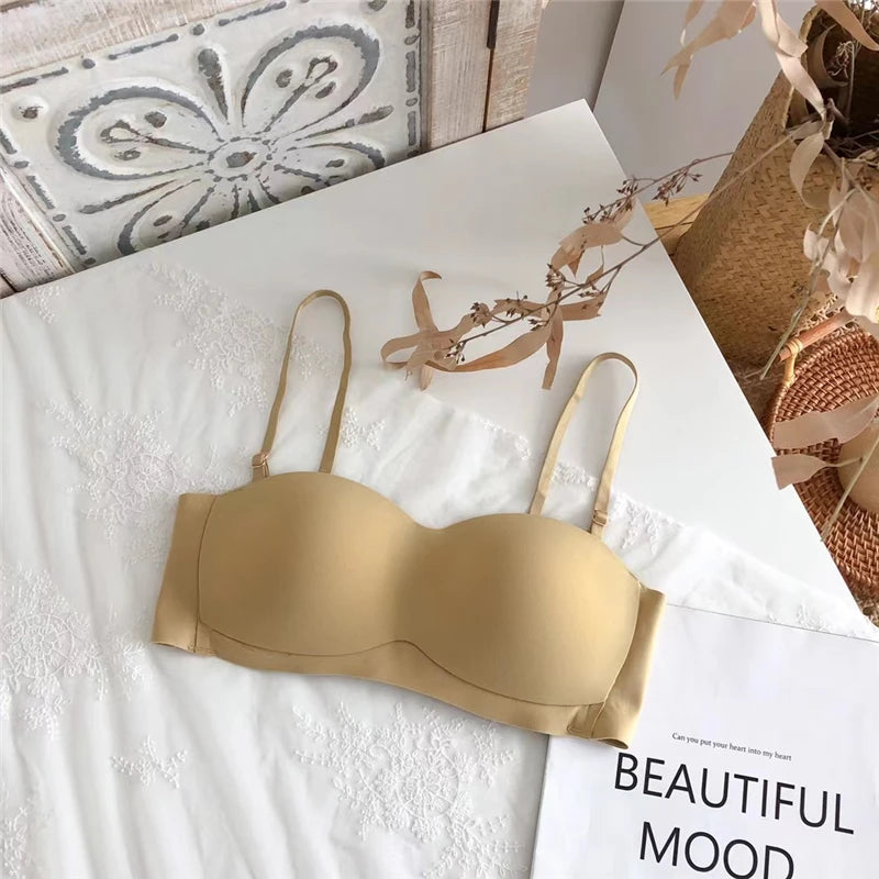 YUQI Ultra-Thin Wireless Push-Up Bralette – Summer Comfort