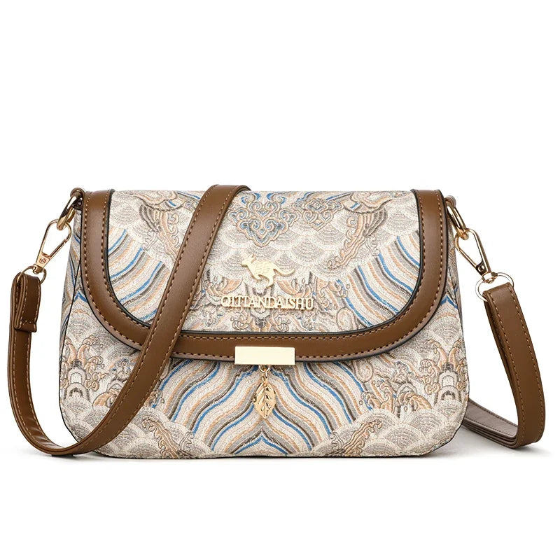 EmbroTrend β Luxury Embroidered Soft Leather Crossbody Bag