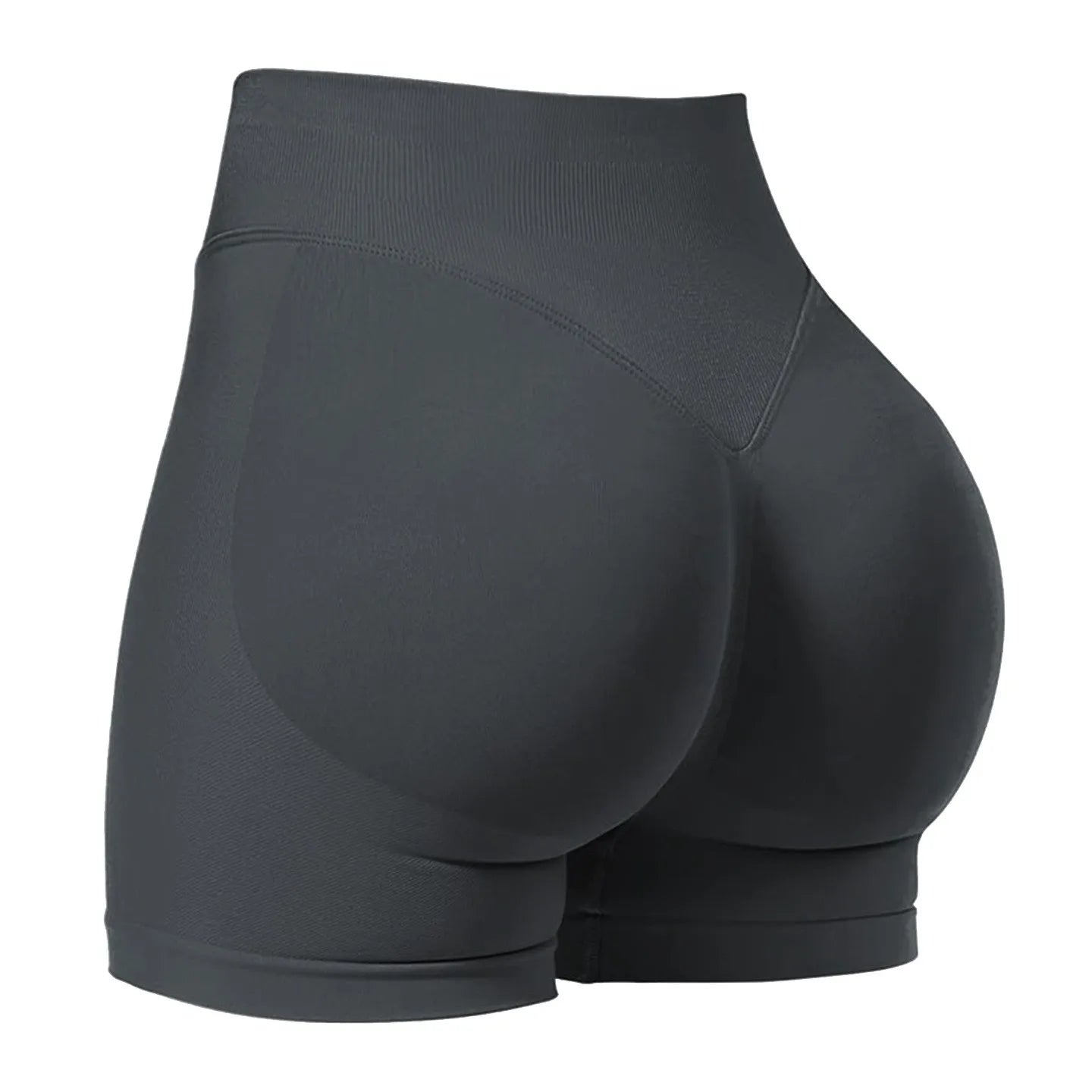 4.5ββ Scrunch Bum Seamless Gym Shorts β Low Ribbed Waist Yoga & Workout Shorts