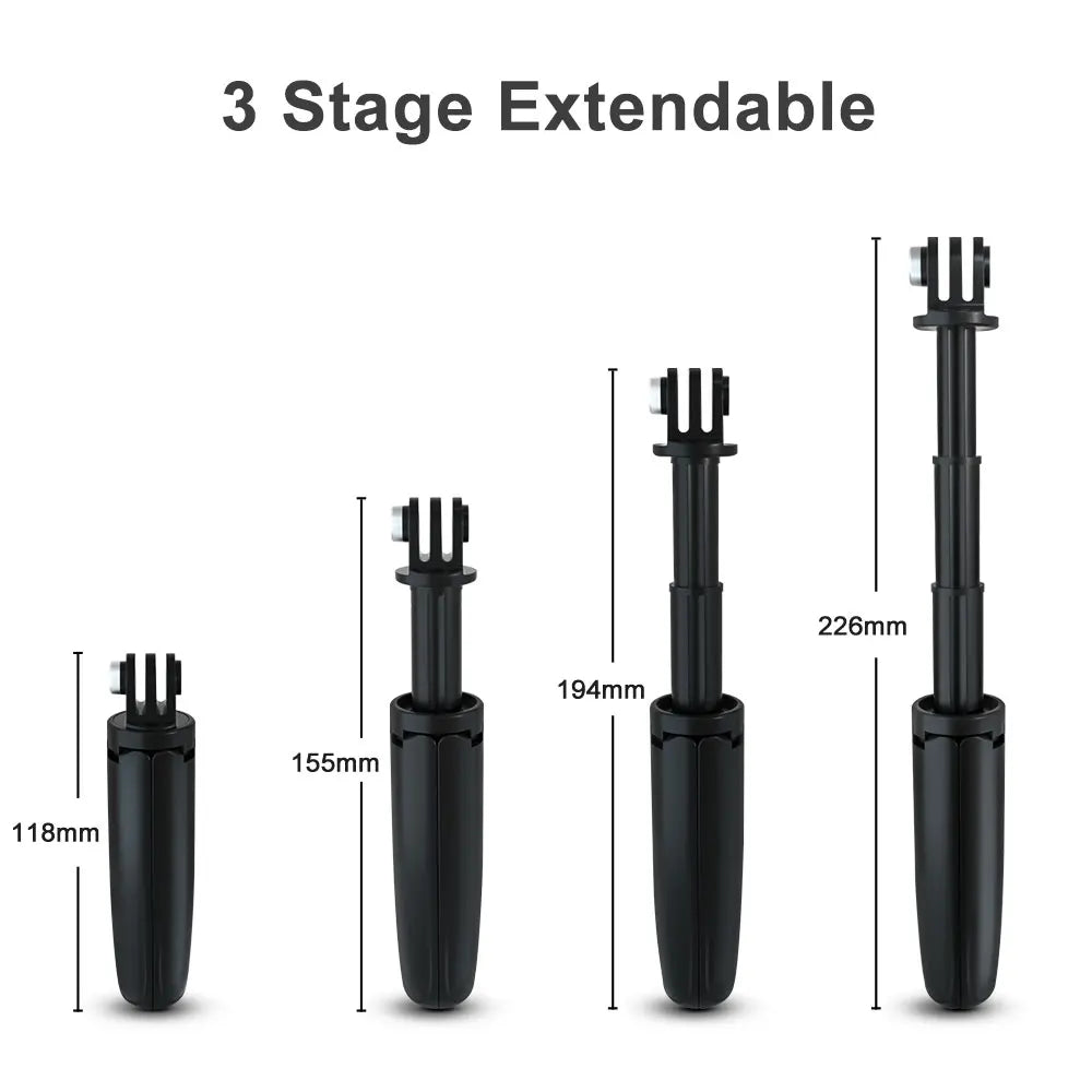 ProGrip – Mini Foldable Vlog Tripod for GoPro & Action Cameras