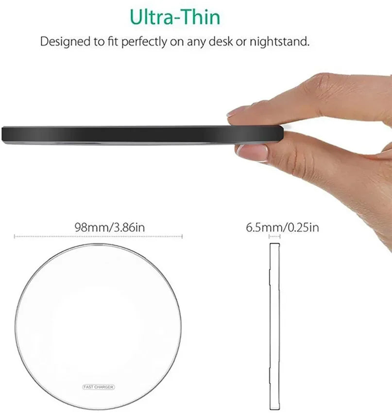 ChargeSwift 100W – Fast Wireless Charging Pad for iPhone, Samsung & More