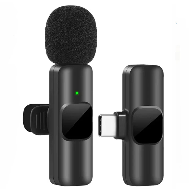 Wireless Lavalier Microphone β Noise-Canceling Mic for iPhone & Android, Ideal for Live Streaming & Content Creation