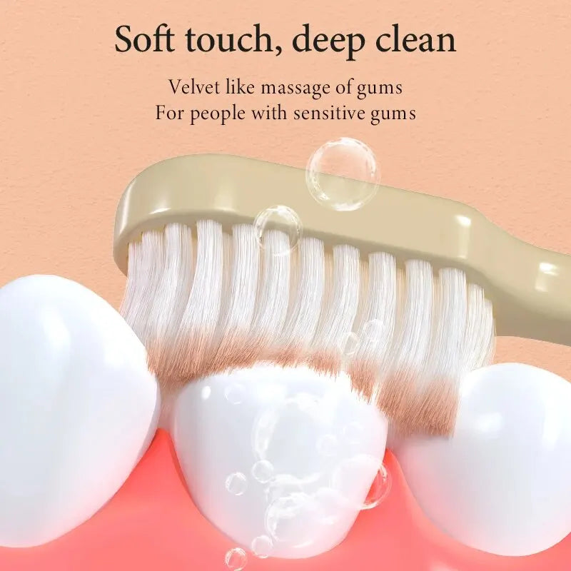 Toothbrush Set β 7pcs Soft Bristle Manual Toothbrushes (Detachable Head)