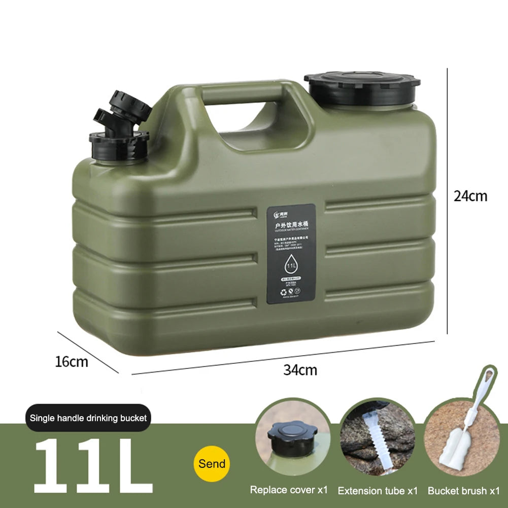 11L Outdoor Camping Water Tank β With Faucet & USB Electric Pump
