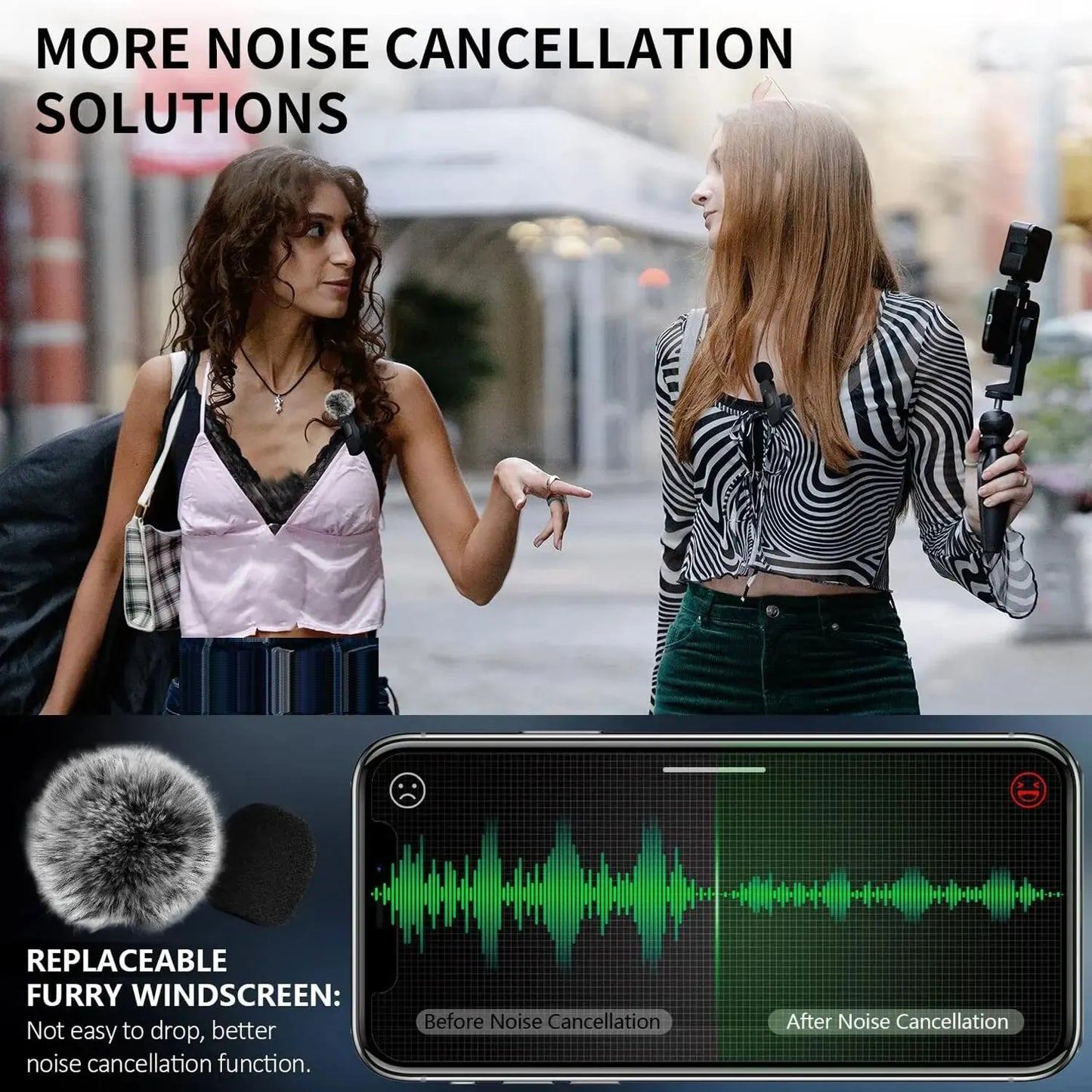 AirMic Mini โ Wireless Lavalier Microphone for iPhone, Android & Laptop